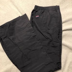 Dark grey scrub pants